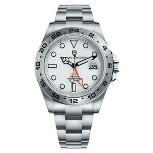 Paganini Design Man’s Watch PD-1682 GMT Grand Design Silver and White Watch